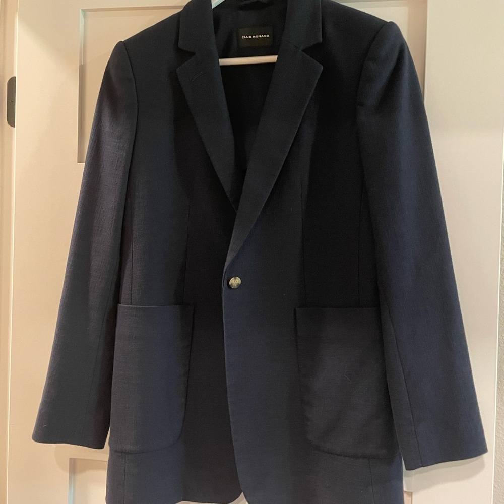 Classic Navy Women’s Blazer by Club Monaco